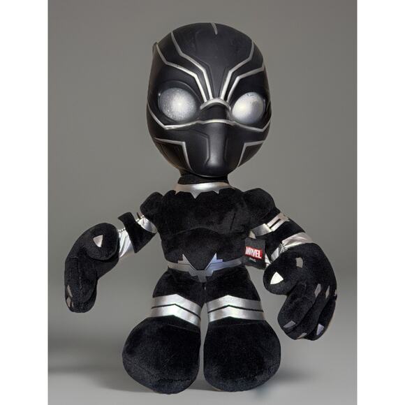 Mattel Other - Marvel Avengers Black Panther Plush Talking Light Up Heart of Wakanda Forever